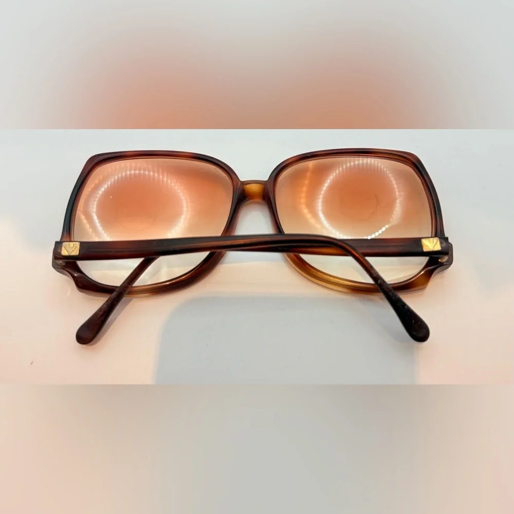 Vintage Tortoise Oval Oversized Sunglasses Frames Only